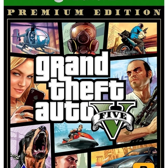 Grand Theft Auto V Five Premium Edition for Xbox - Brand New Still In Plastic - Picture 2 of 3